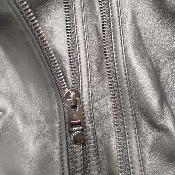 NWOT Kay Michaels: Union Jack Leather Jacket unisex - Picture 13 of 13